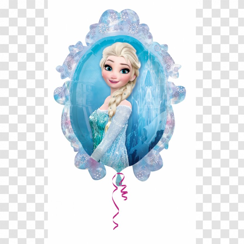Elsa Frozen Anna Olaf Balloon - Gift Transparent PNG