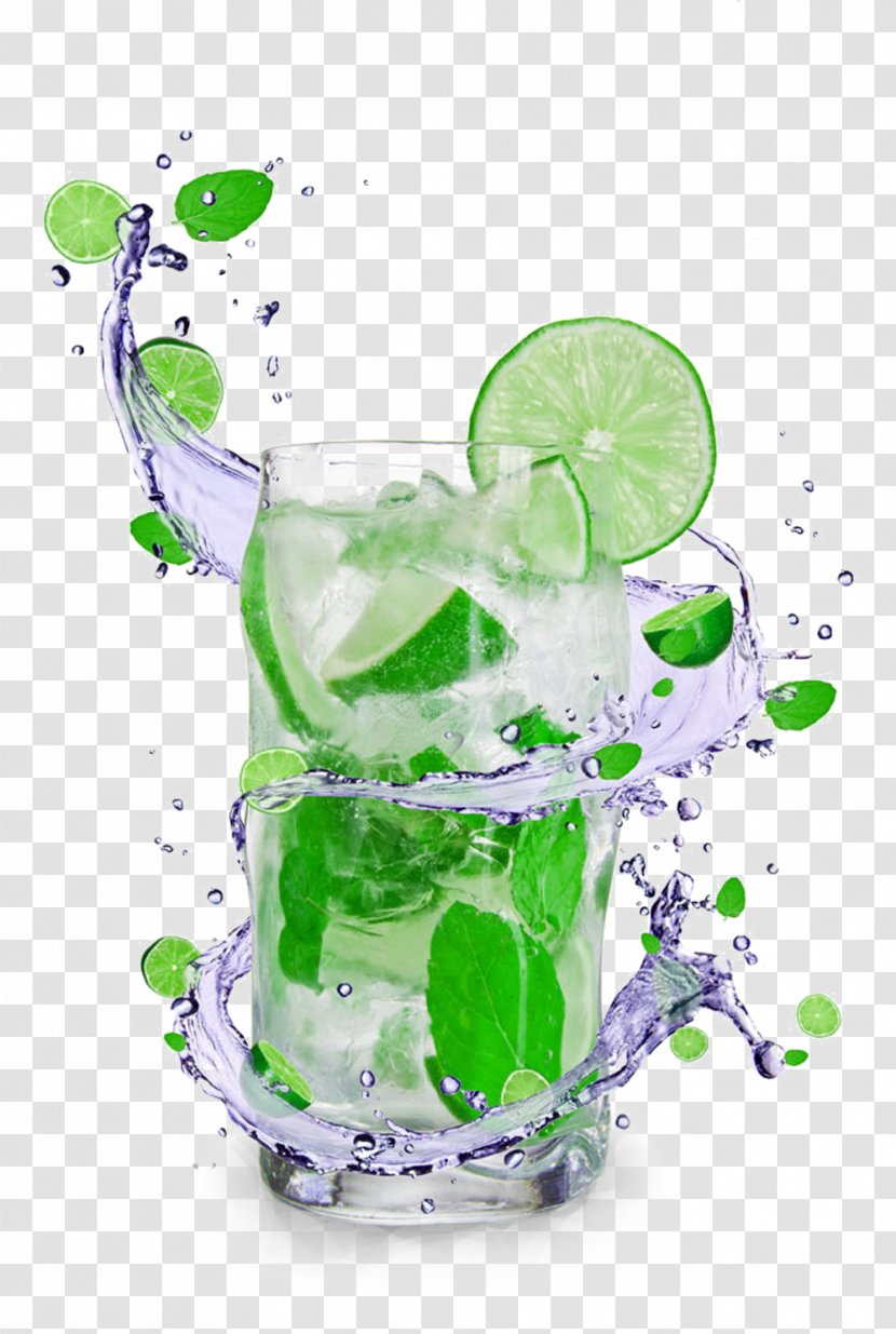 Caipirinha Juice Mojito Cocktail Drink - Fizzy Drinks - Lemonade Transparent PNG