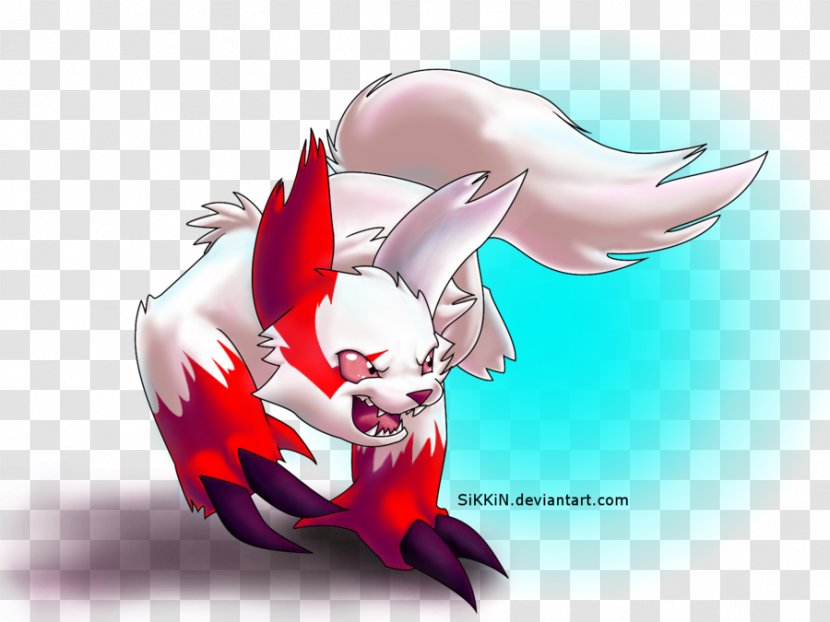 Pokémon X And Y Zangoose Seviper Art - Pokemon - Lonely Goose Transparent PNG