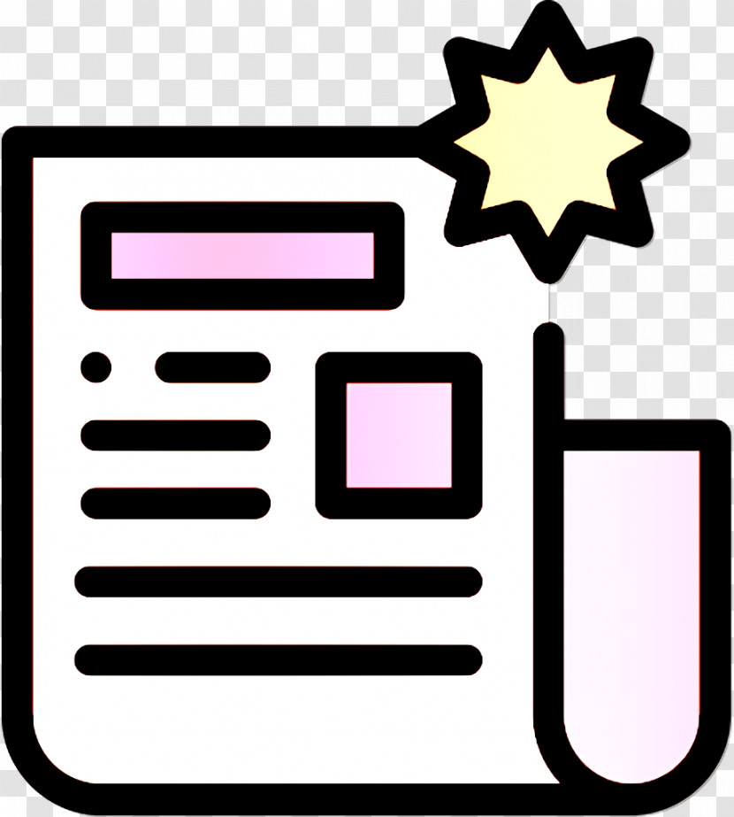 Newspaper Icon Law And Justice Icon News Icon Transparent PNG