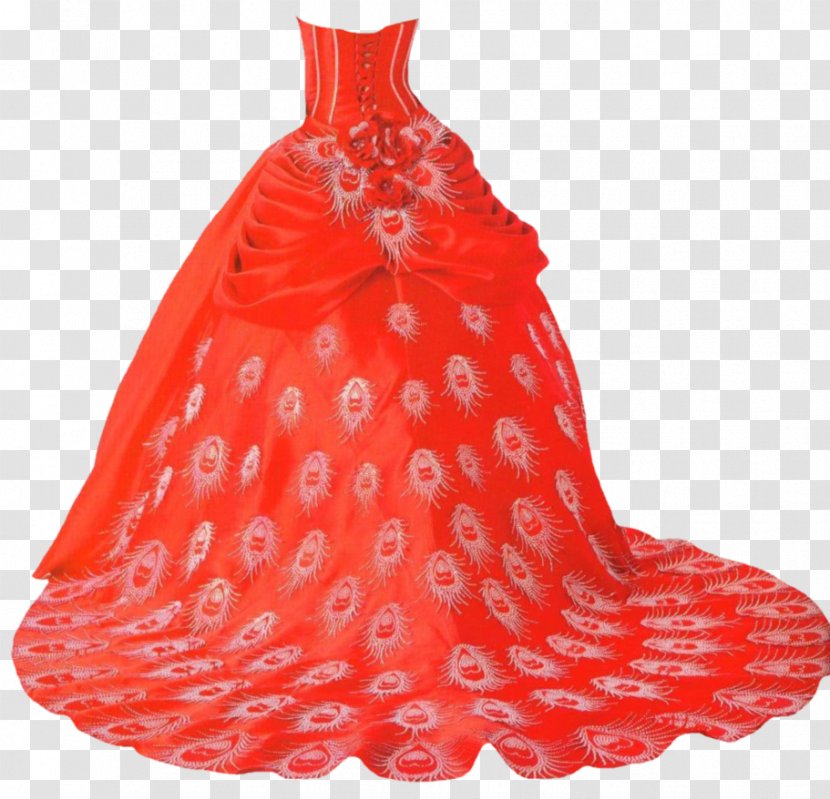 Wedding Dress Red Quinceañera Clothing Transparent PNG