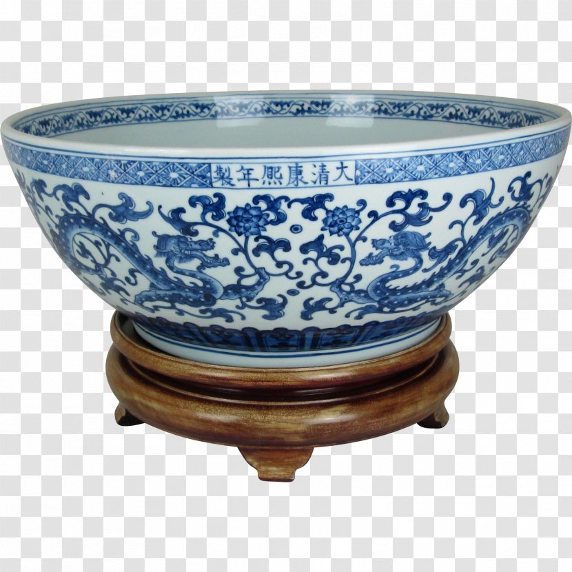 Blue And White Pottery Joseon Porcelain Ceramic Bowl Transparent PNG