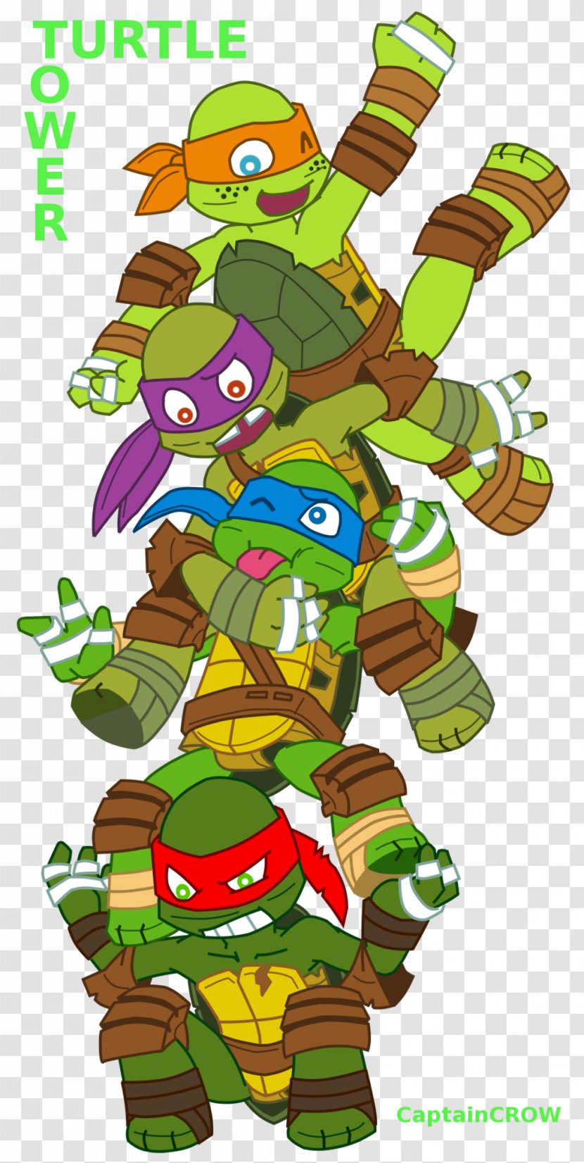 Raphael Michaelangelo Teenage Mutant Ninja Turtles Splinter Mutants In Fiction - Turtle Tower Transparent PNG