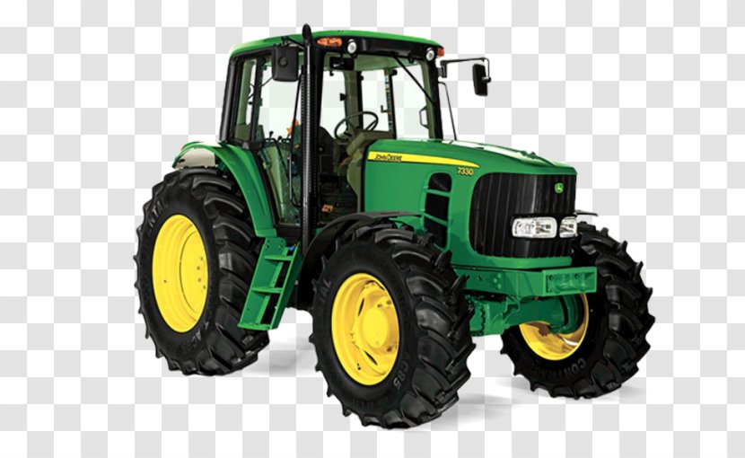 John Deere Tractor Agricultural Machinery Heavy Agriculture - Automotive Wheel System Transparent PNG