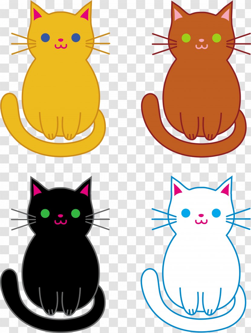 Three Little Kittens Cat Clip Art - Artwork - Kitten Cliparts Transparent PNG