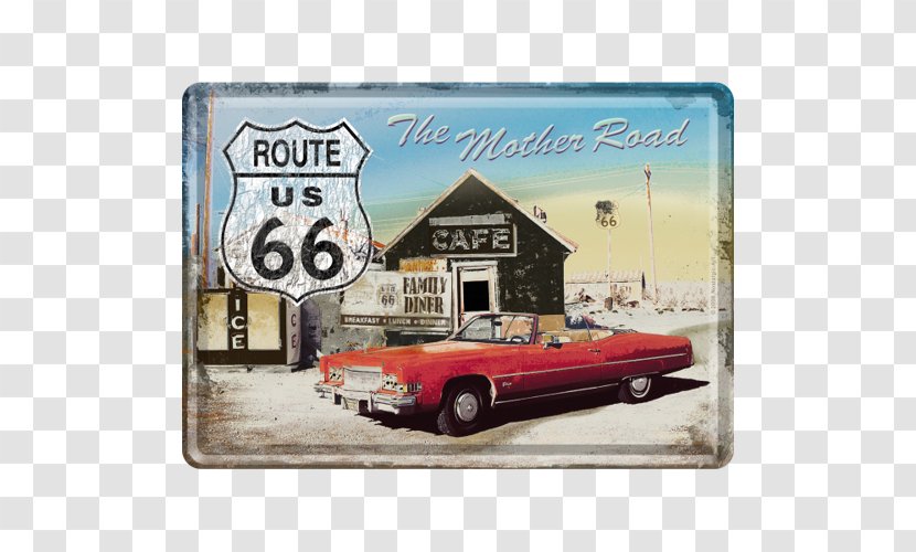 U.S. Route 66 Car Road Paper US Numbered Highways - Rectangle - Us Transparent PNG