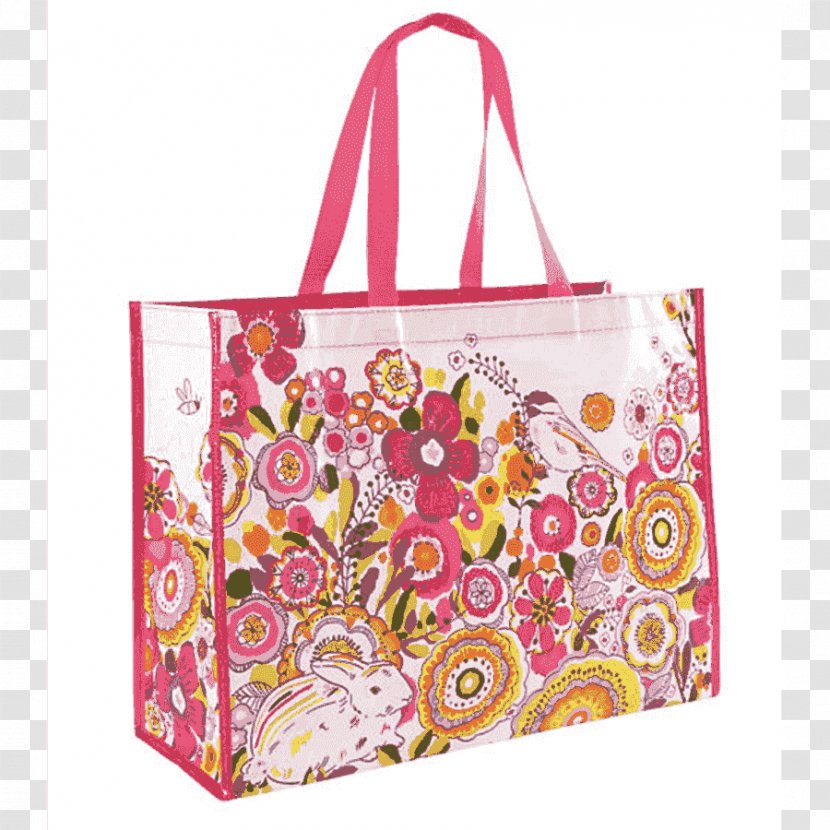 Tote Bag Nonwoven Fabric Textile - Pink Transparent PNG
