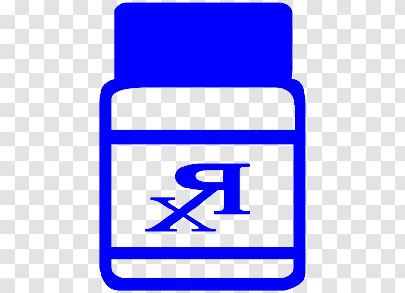 Pharmacist Cartoon - Rectangle Electric Blue Transparent PNG