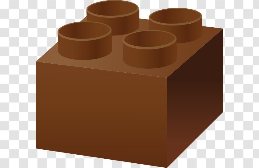 LEGO Toy Block Red - Brown Transparent PNG