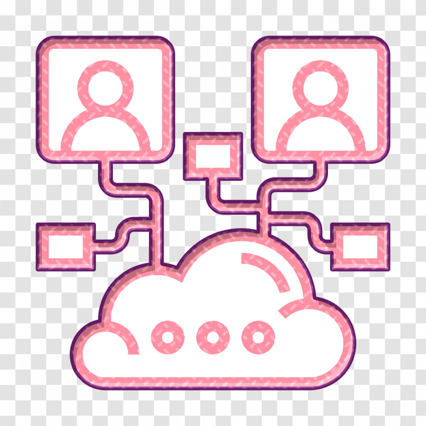 Cluster Icon Cloud Service Icon Transparent PNG