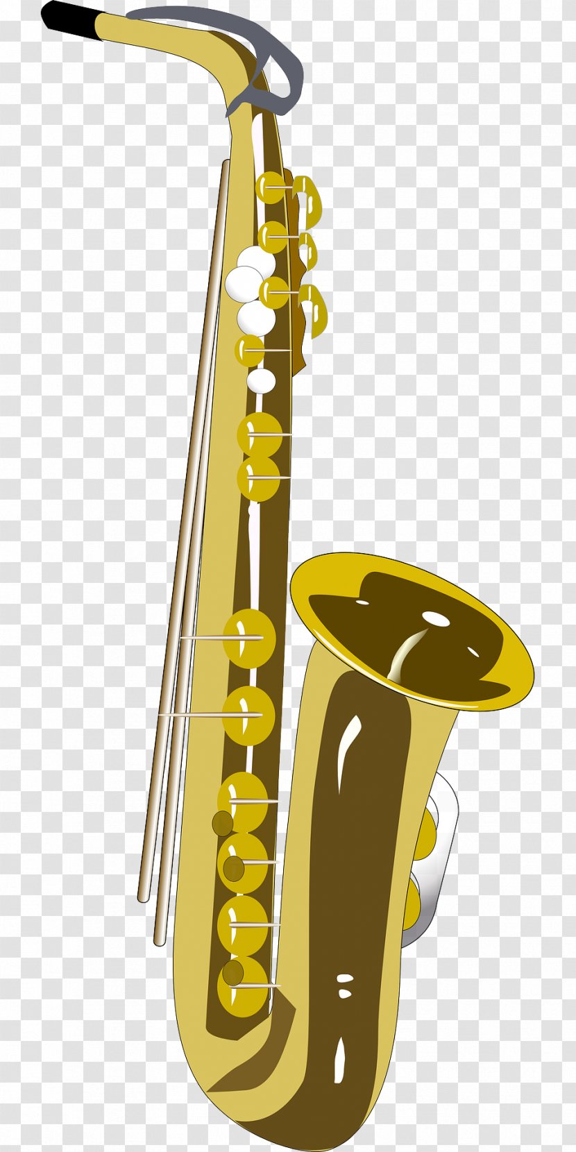 Saxophone Musical Instruments Clip Art - Silhouette Transparent PNG