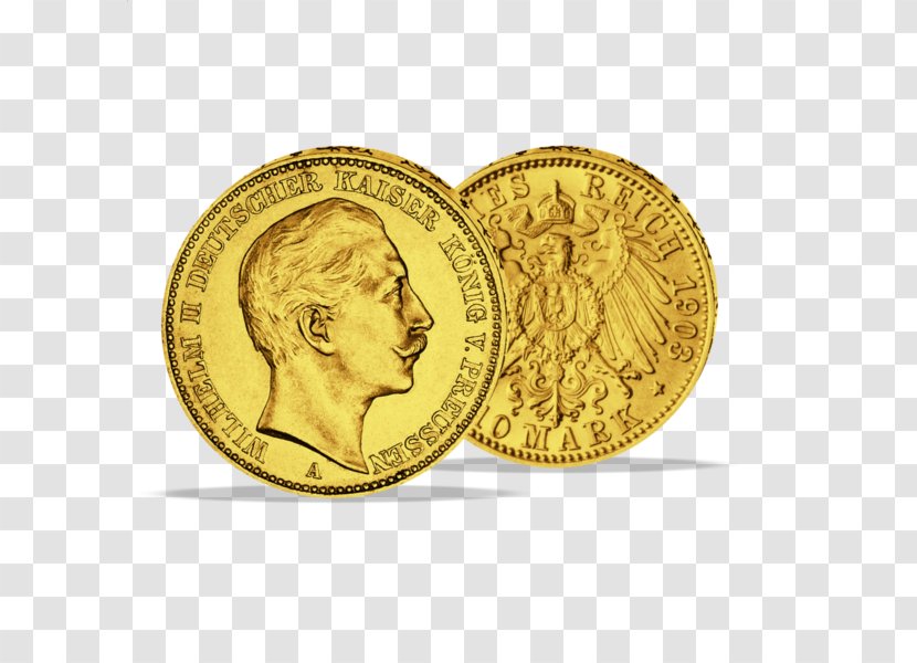 Coin Kingdom Of Prussia German Empire Emperor - Krugerrand Transparent PNG