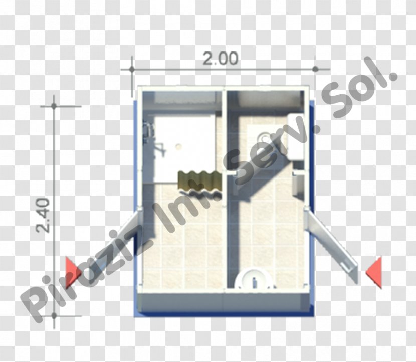 Machine Household Hardware Angle - Wc Plan Transparent PNG