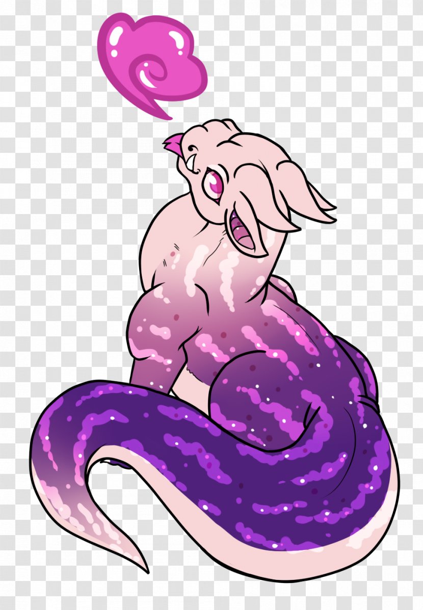 Vertebrate Clip Art Illustration Mermaid Pink M - Cartoon Transparent PNG