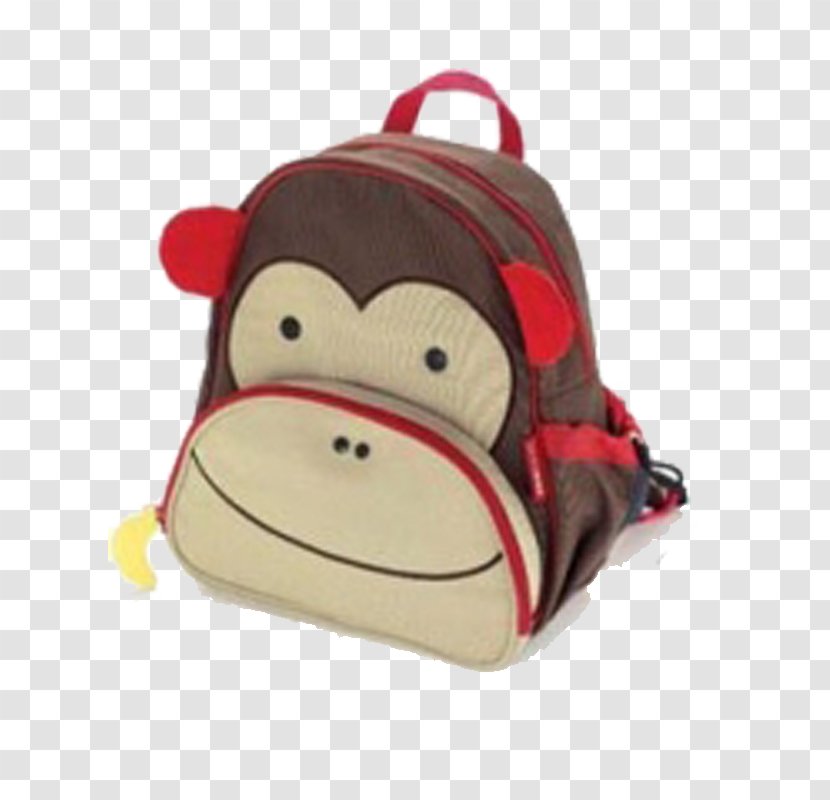 Backpack Child Zoo Say & Point Picture Boards Bag - Zipper - Monkey Bags Transparent PNG