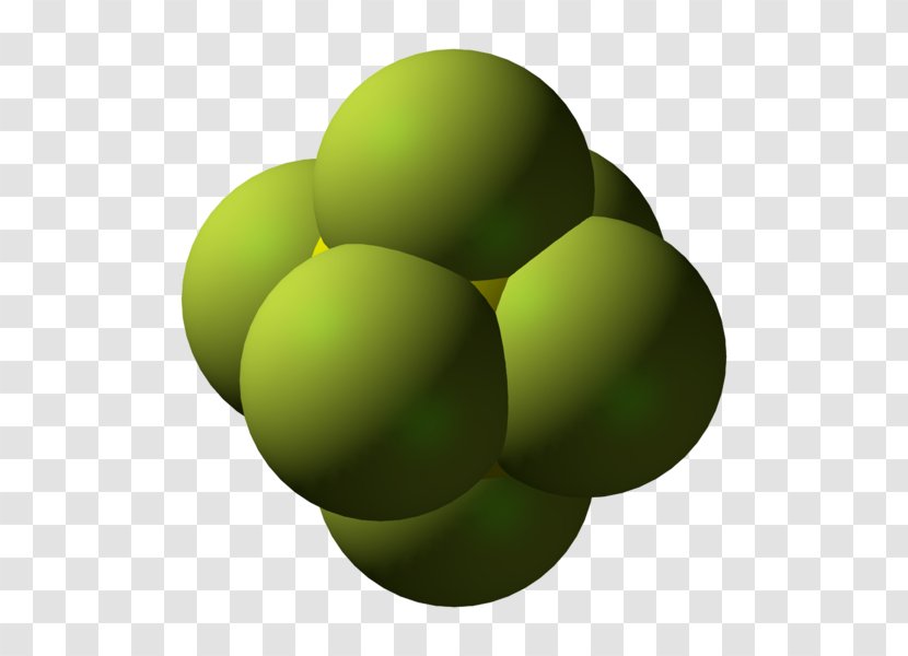 Sulfur Hexafluoride Xenon Space-filling Model - Chemical Element - Chemistry Transparent PNG