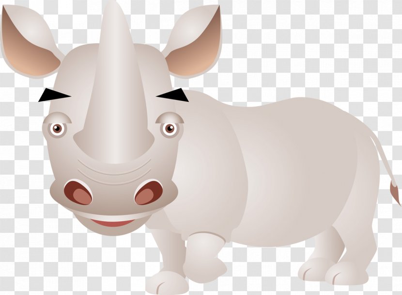 Rhinoceros Horse Animal Clip Art - Carnivoran - Rhino Transparent PNG