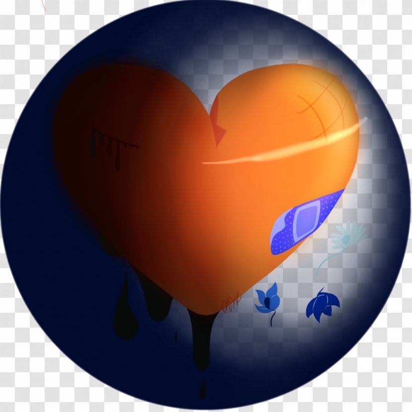 Desktop Wallpaper Sphere Computer Heart - Cartoon - Flag Of Shiva Load Orange Transparent PNG