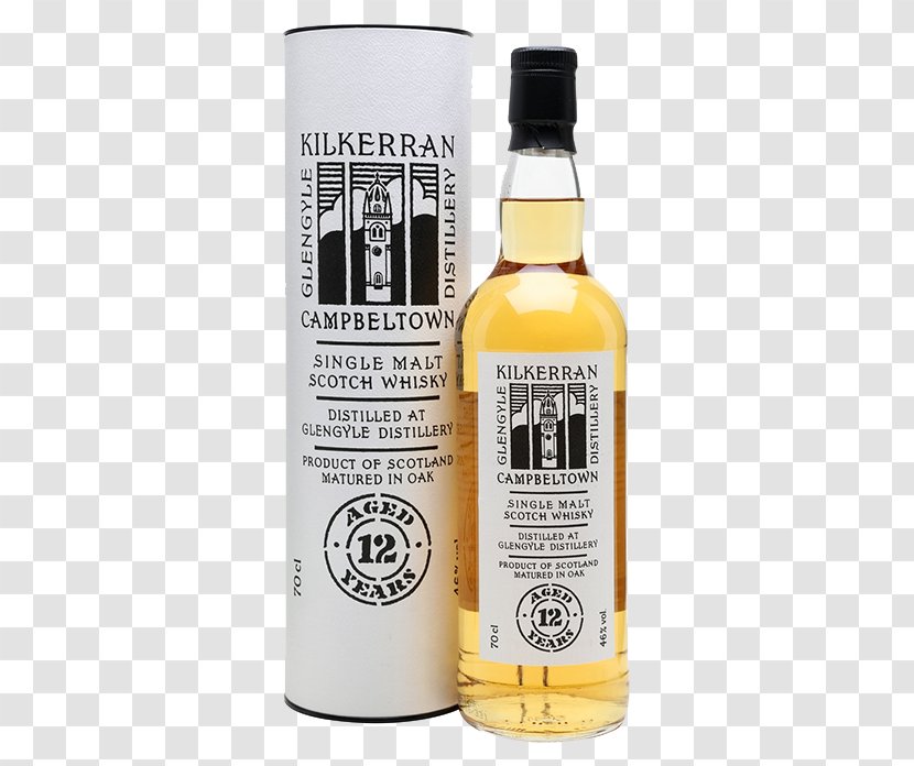 Glengyle Distillery Whiskey Scotch Whisky Single Malt Kilkerran 12 Year - Bourbon - Island Transparent PNG