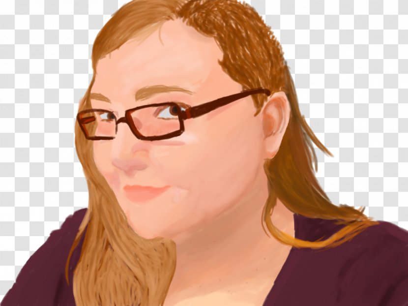 Eyebrow Glasses Cheek Chin Human Behavior - Watercolor - Thats All Folks Transparent PNG