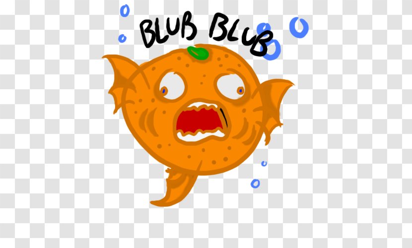 Cartoon Smile Clip Art - Orange Water Transparent PNG