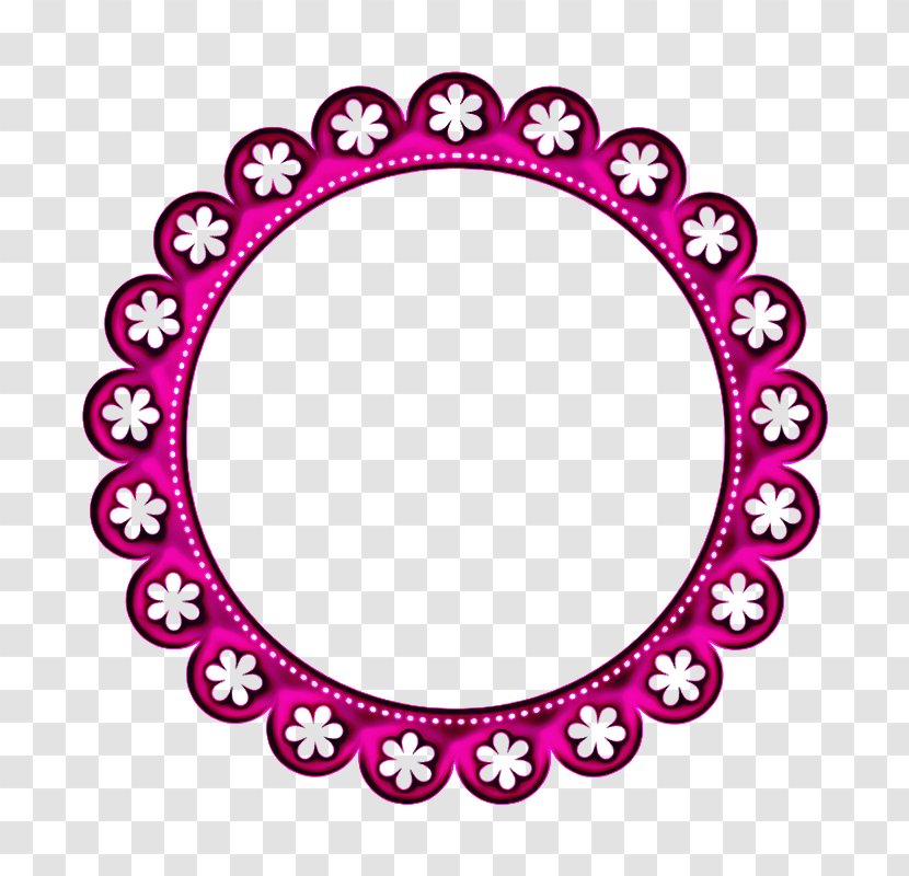 Pink Background Frame - Magenta - Sticker Oval Transparent PNG