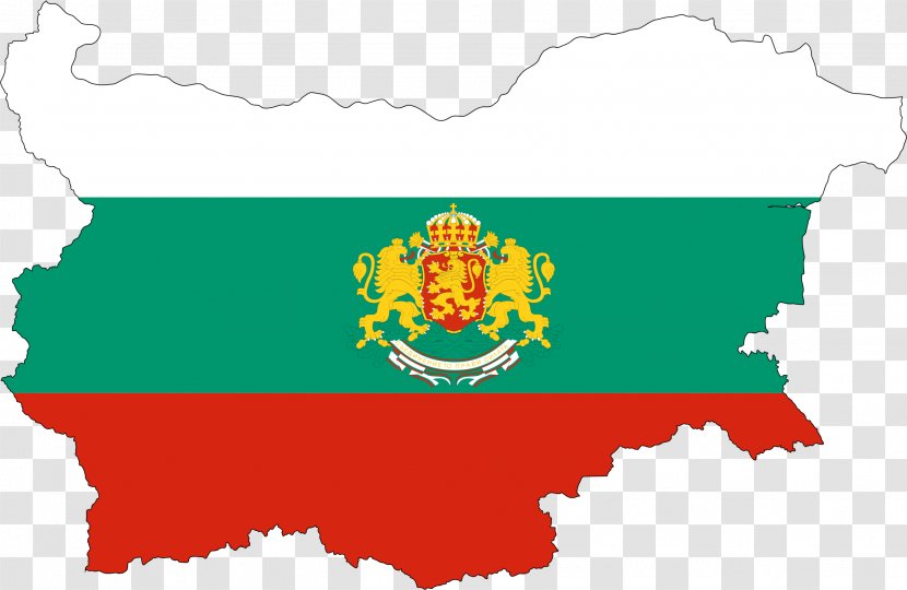 Bulgarian Vector Map Flag Of Bulgaria - Border Transparent PNG