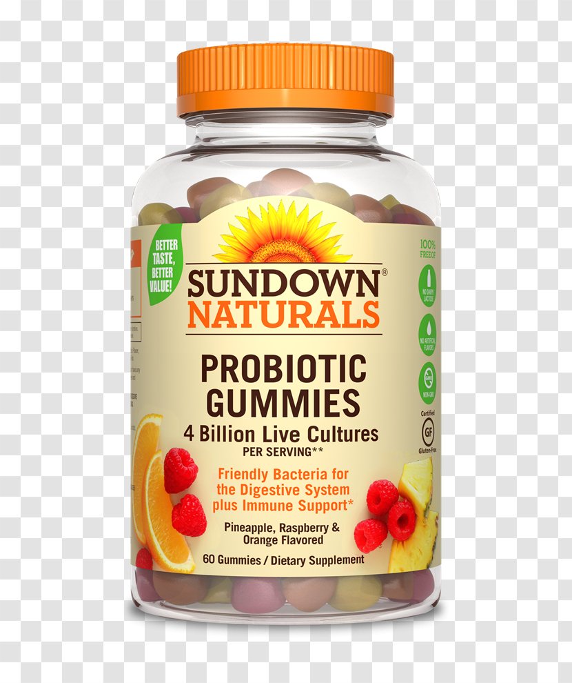 Dietary Supplement Gummi Candy Probiotic Vitamin Health - Biotin - Genetically Modified Organism Transparent PNG