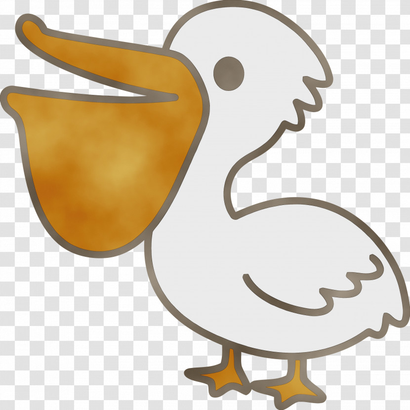 Beak Cartoon Bird Duck Seabird Transparent PNG