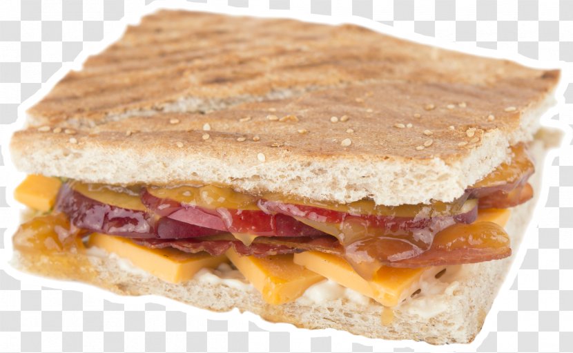 Breakfast Sandwich Ham And Cheese Bacon Melt Toast - Sandwiches Transparent PNG