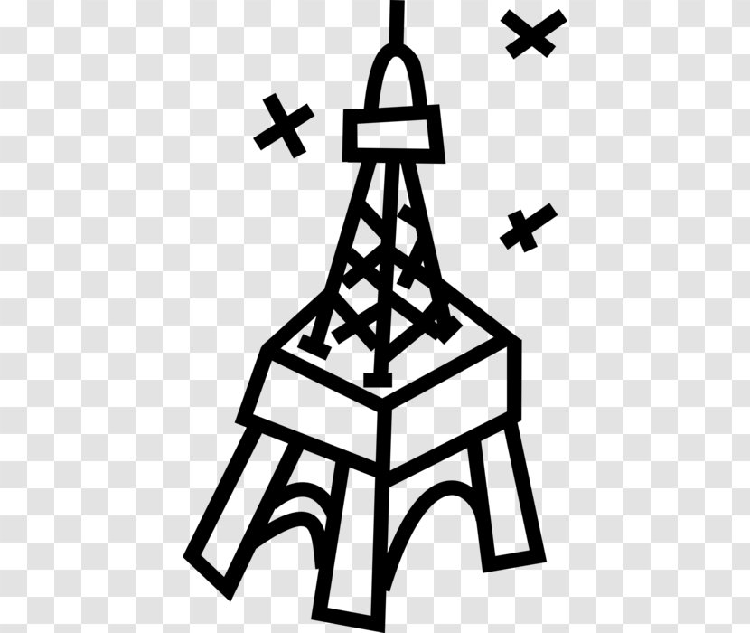 Eiffel Tower Champ De Mars Clip Art Vector Graphics Image - Paris Svg Transparent PNG