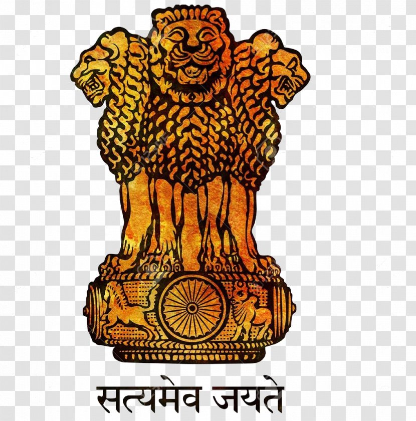Sarnath Lion Capital Of Ashoka Pillars State Emblem India National Symbol - Indians Transparent PNG