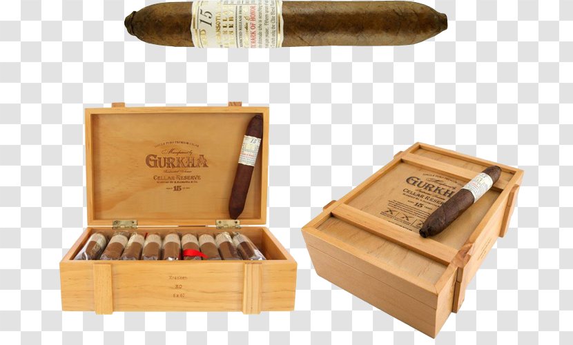 Cigar Gurkha Basement Humidor Retail - Tobacco Transparent PNG