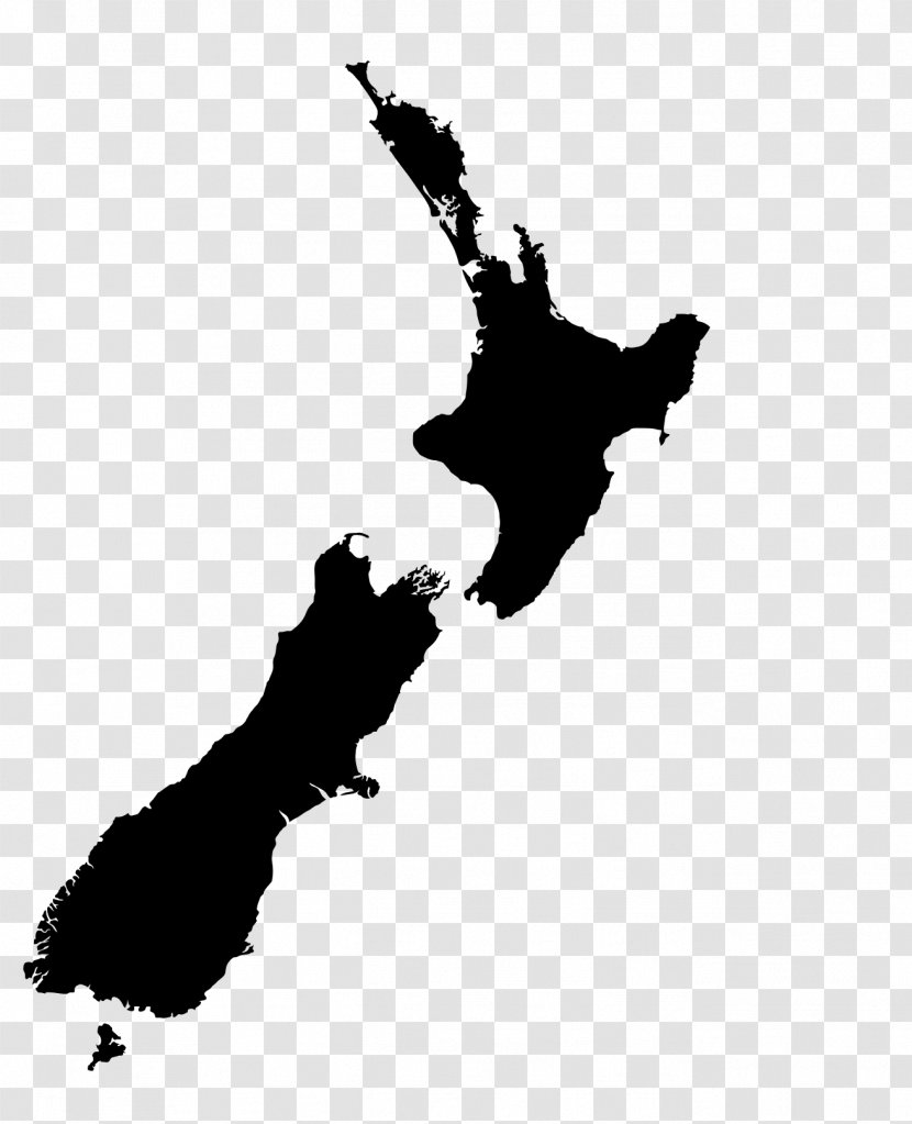 New Zealand Map Takahe Transparent PNG