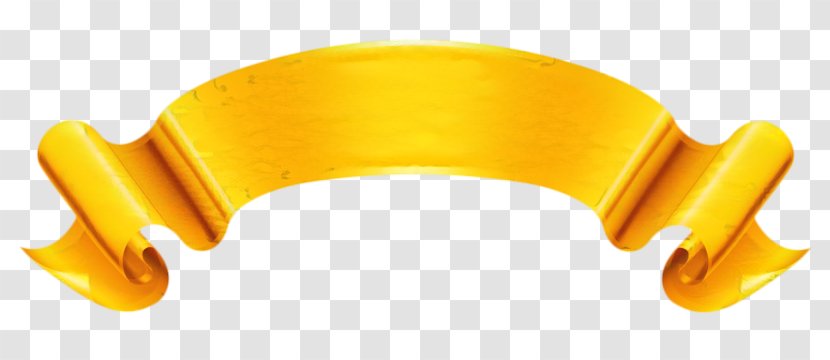 Clip Art Ribbon Transparency Image - Yellow Transparent PNG