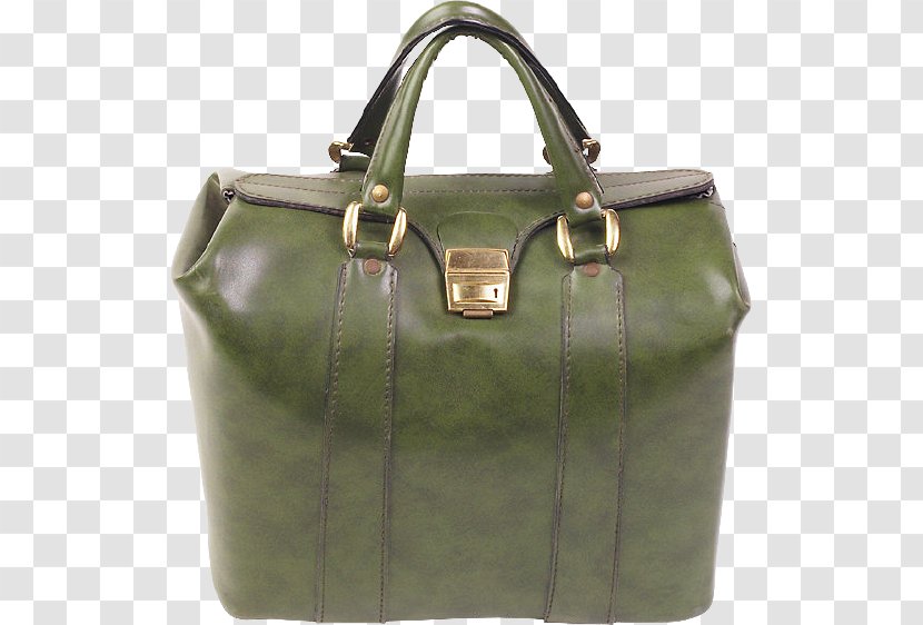 Tote Bag Handbag Leather - Green Transparent PNG