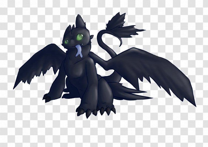 Dragon Legendary Creature Character Supernatural Fiction - Wing - Toothless Transparent PNG