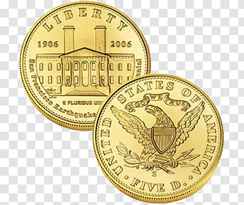 Coin Gold Monnaie De Paris Numismatics Ducat - Commemorative Transparent PNG