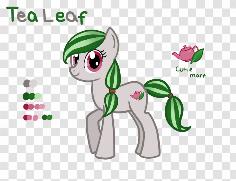 Tea Pony Horse DeviantArt - Flower - Leaves Transparent PNG