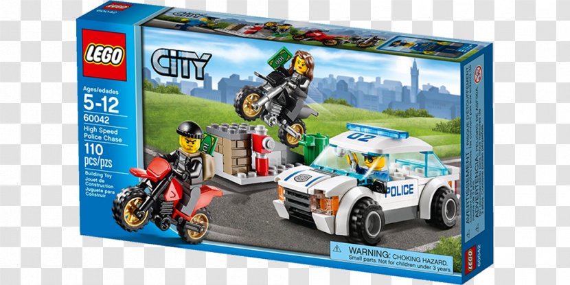 LEGO City Police 60042 High Speed Chase Amazon.com Toy - Construction Set Transparent PNG