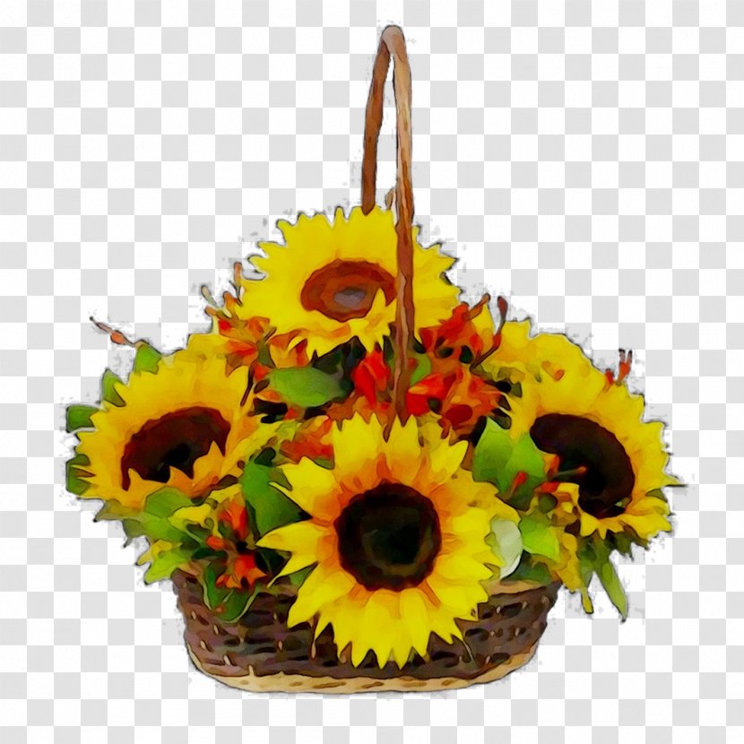 Common Sunflower Floral Design Transvaal Daisy Cut Flowers Basket - Shop - Lily Of The Incas Transparent PNG