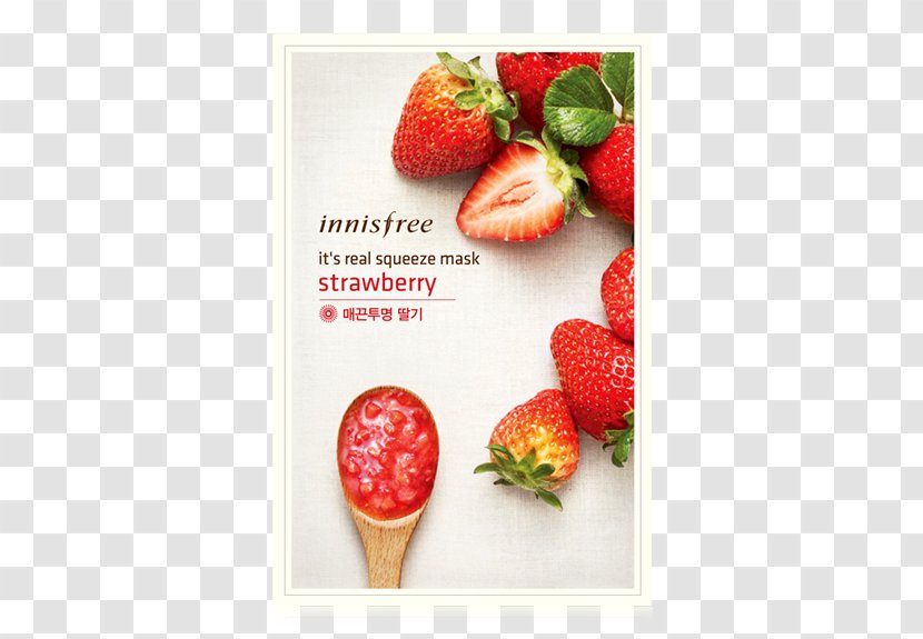 Innisfree Mask Strawberry Amazon.com Jeju Island - Real Strawberries Transparent PNG