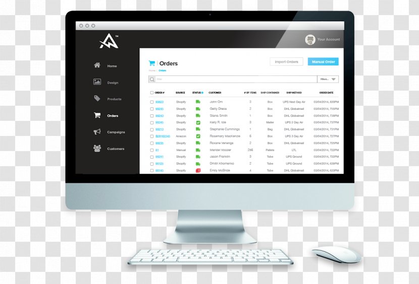 Computer Monitors E-commerce Order Fulfillment Printing Output Device - Magento Transparent PNG