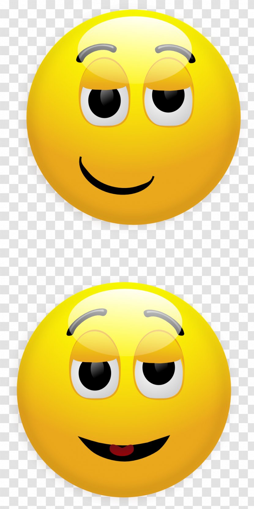 Smiley Emoticon Emoji Clip Art - Yellow Transparent PNG