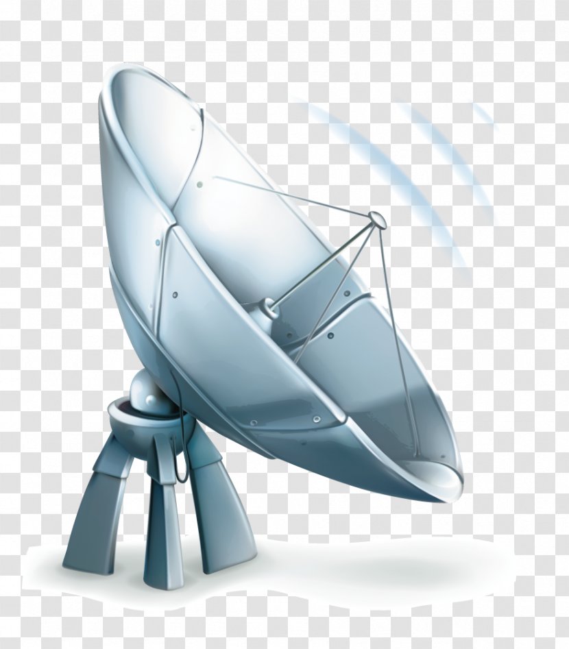 Parabolic Antenna Euclidean Vector Illustration - Satellite - Creative Design Large-diameter Pattern Transparent PNG
