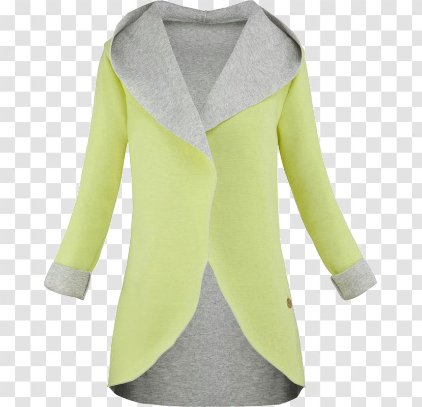Sleeve Cardigan Gilets Waistcoat Neck - Outerwear - Bluza Transparent PNG