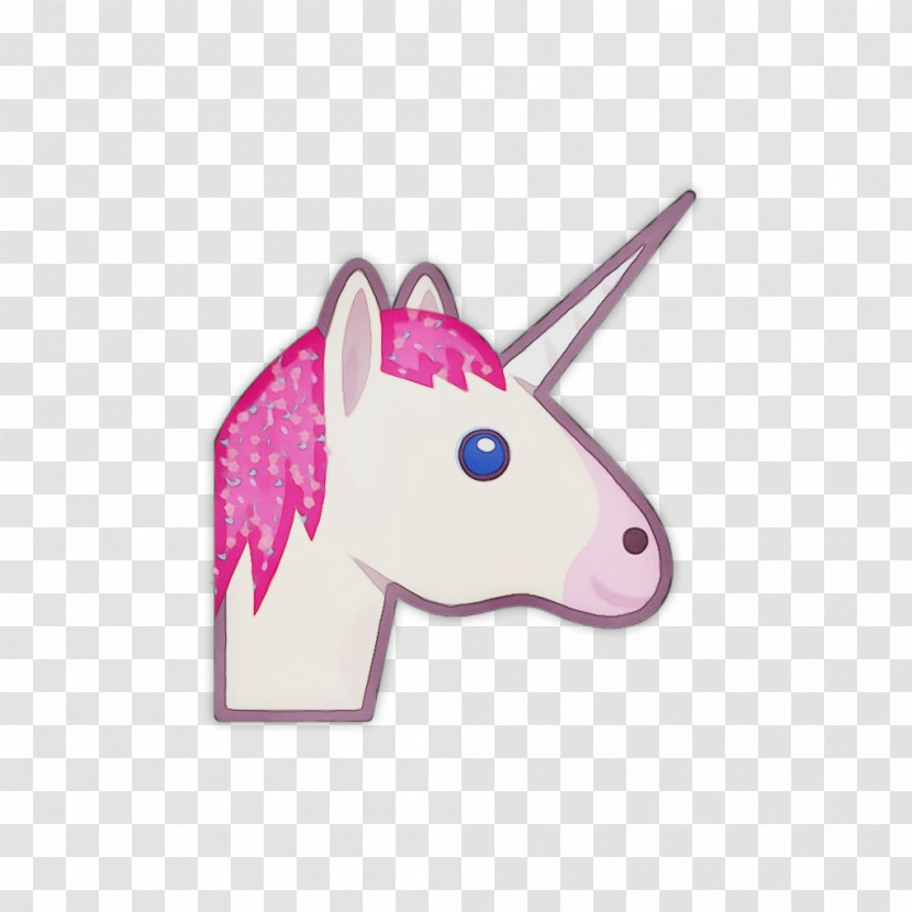 Violet Unicorn / M Unicorn-m Font Snout Transparent PNG