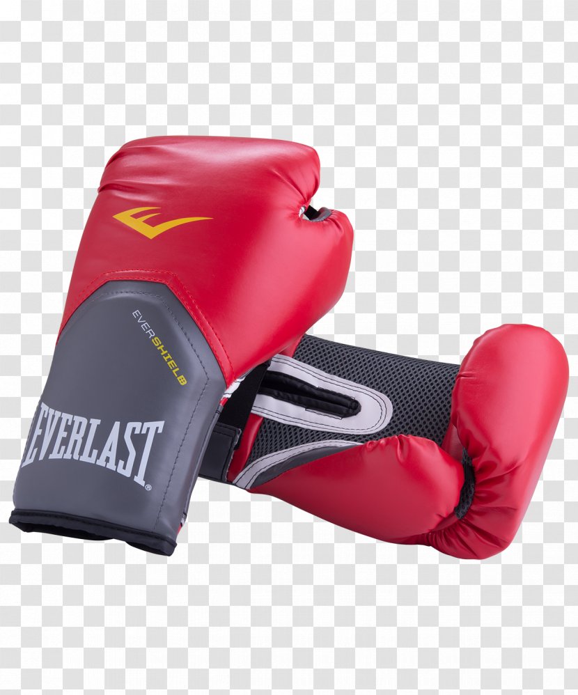 Baseball Protective Gear Boxing Glove Everlast - Red - Logo Transparent PNG
