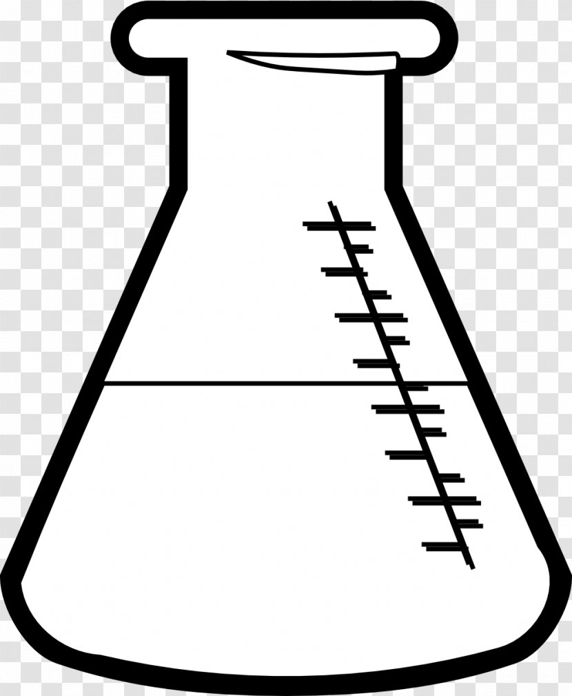 Coloring Book Laboratory Flasks Chemistry Line Art Chemical Substance - Flask Transparent PNG