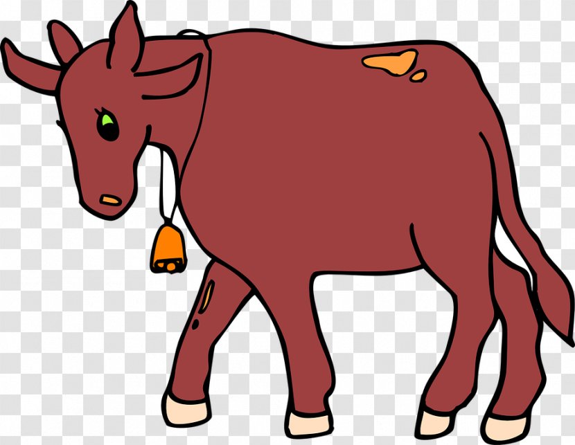 Holstein Friesian Cattle Brown Swiss Dairy Clip Art - Horn - Organism Transparent PNG